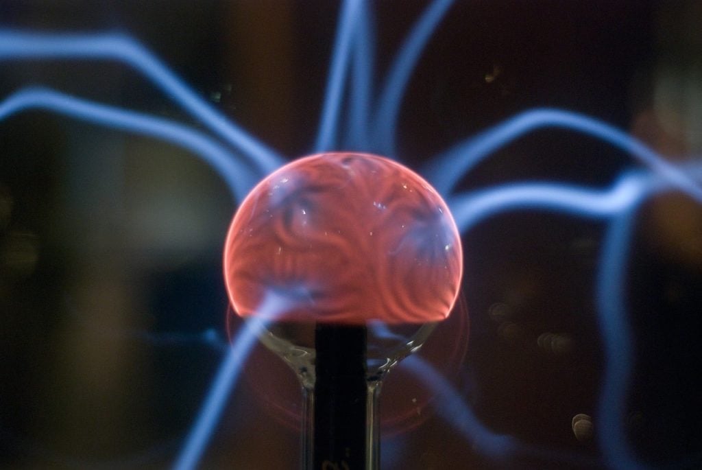 plasma ball lamp